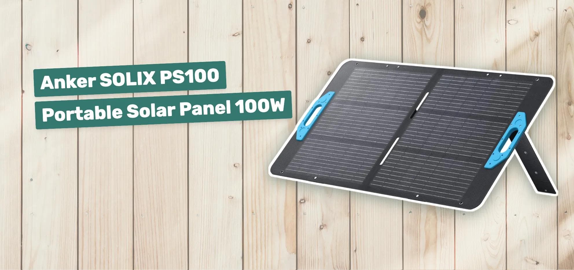Anker SOLIX PS100 Portable Solar Panel 100W