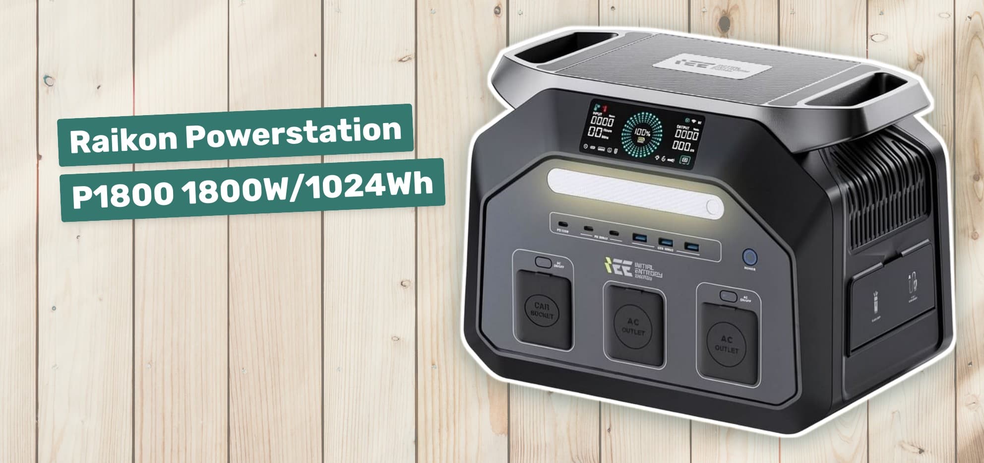 Raikon Powerstation P1800 1800W/1024Wh