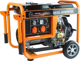 KnappWulf Stromerzeuger KW5500 1-Phasig 5000 Watt Diesel Generator