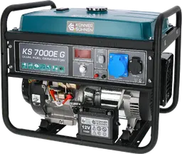 Könner & Söhnen KS 7000E G Hybrid Benzin-LPG Stromerzeuger,
