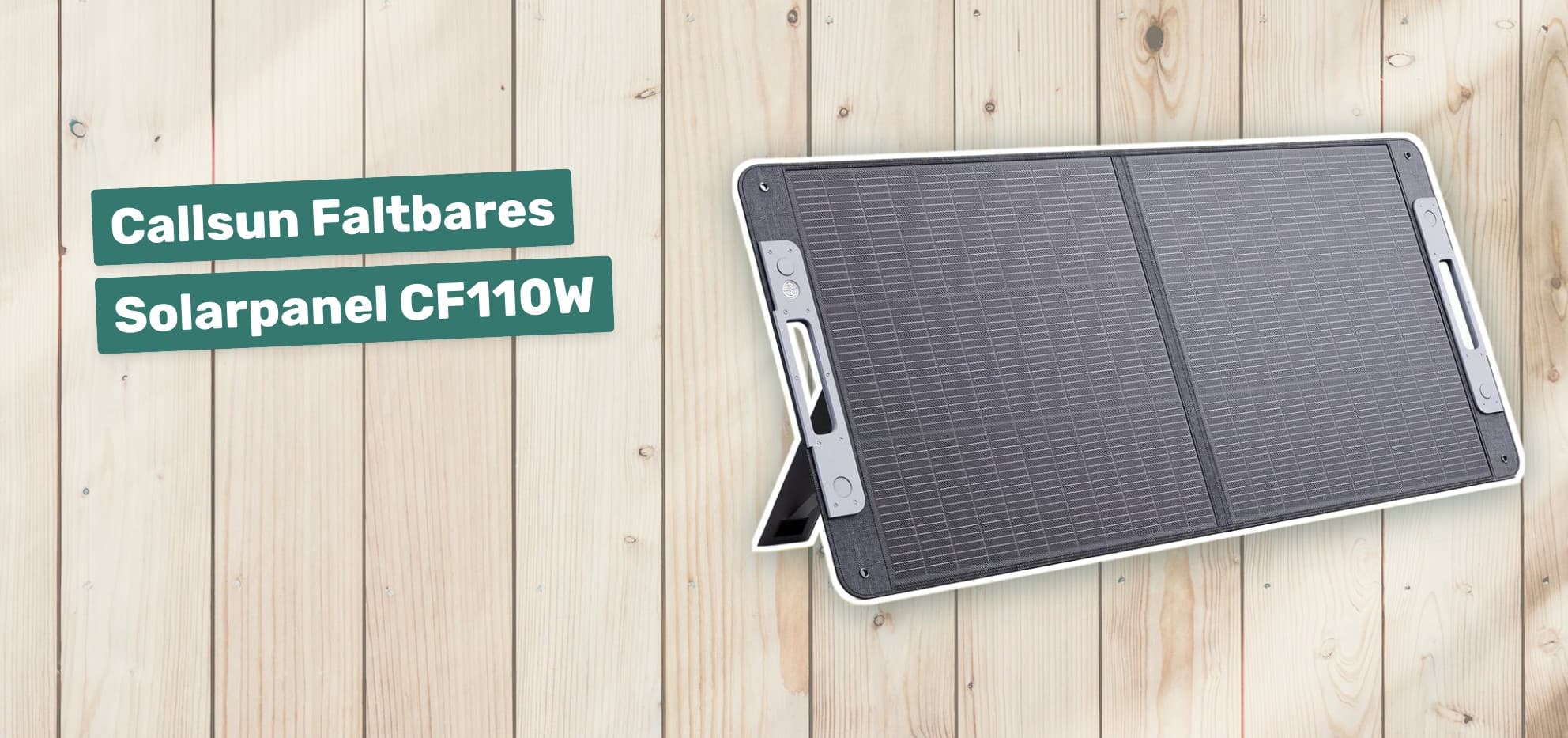 Callsun Faltbares Solarpanel CF110W